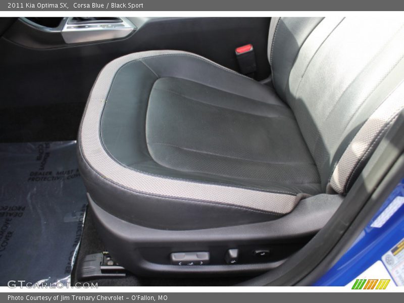 Corsa Blue / Black Sport 2011 Kia Optima SX