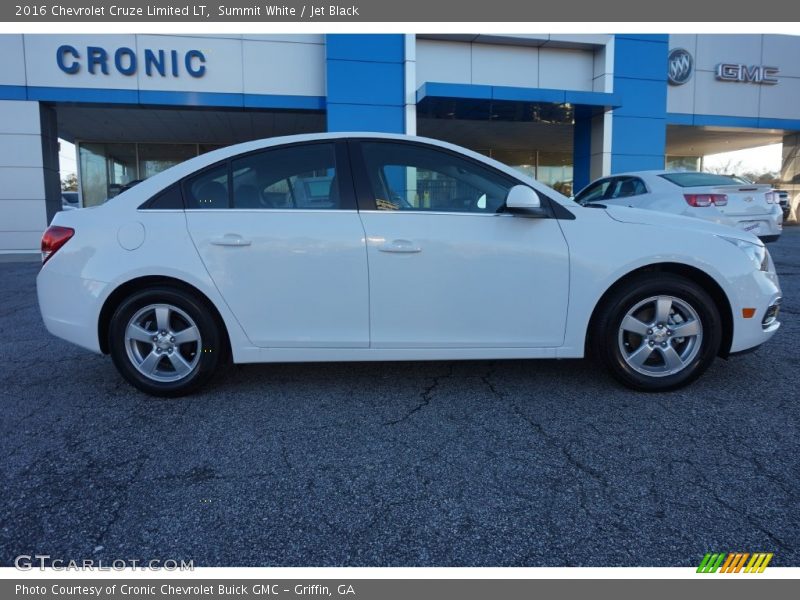 Summit White / Jet Black 2016 Chevrolet Cruze Limited LT