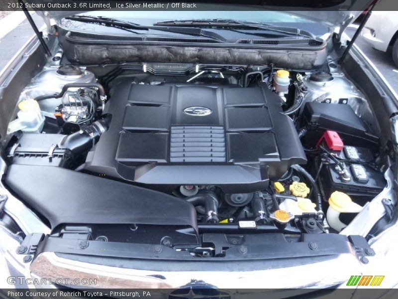 Ice Silver Metallic / Off Black 2012 Subaru Outback 3.6R Limited