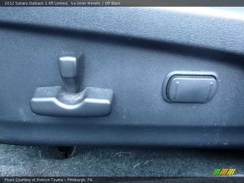 Ice Silver Metallic / Off Black 2012 Subaru Outback 3.6R Limited