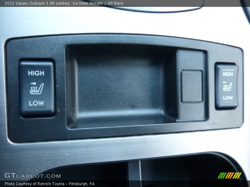 Ice Silver Metallic / Off Black 2012 Subaru Outback 3.6R Limited