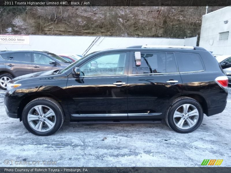 Black / Ash 2011 Toyota Highlander Limited 4WD
