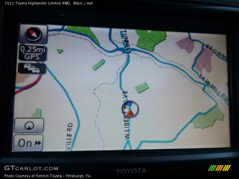 Black / Ash 2011 Toyota Highlander Limited 4WD