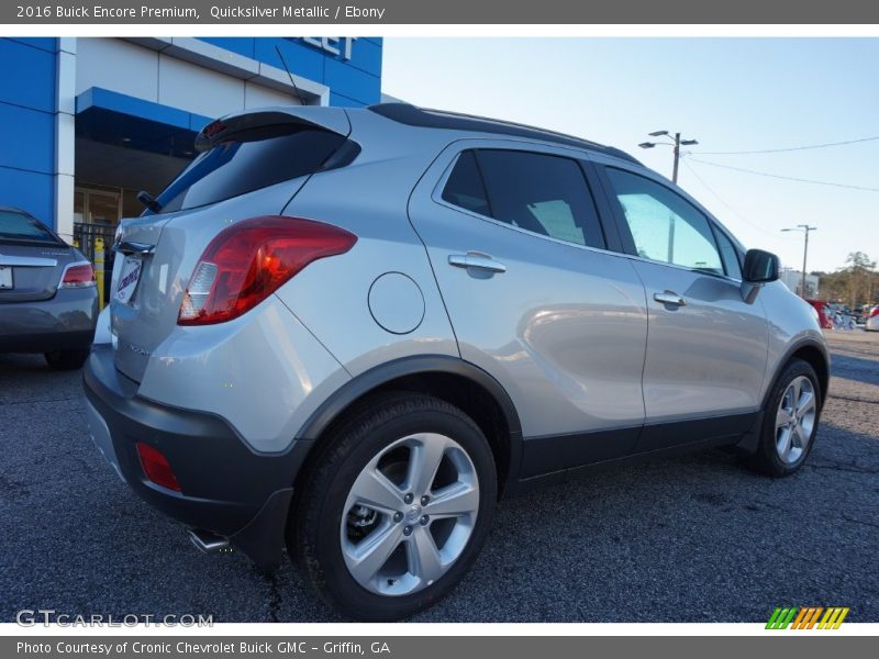 Quicksilver Metallic / Ebony 2016 Buick Encore Premium