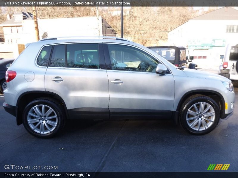 Reflex Silver Metallic / Sandstone 2010 Volkswagen Tiguan SEL 4Motion