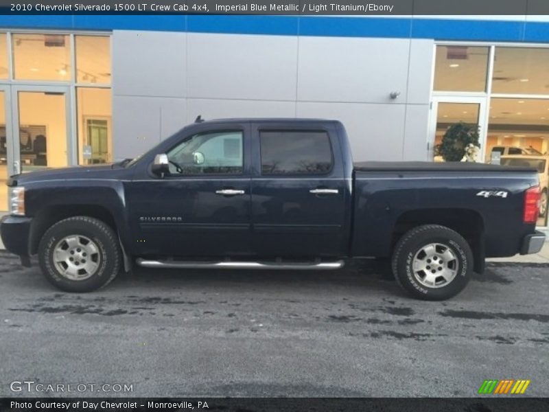 Imperial Blue Metallic / Light Titanium/Ebony 2010 Chevrolet Silverado 1500 LT Crew Cab 4x4