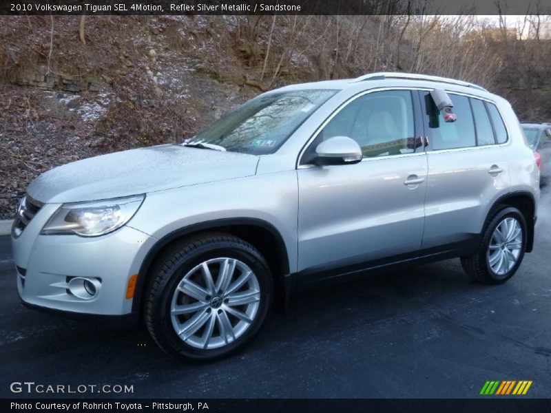 Reflex Silver Metallic / Sandstone 2010 Volkswagen Tiguan SEL 4Motion