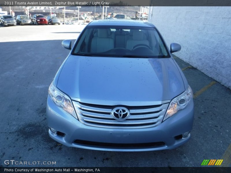 Zephyr Blue Metallic / Light Gray 2011 Toyota Avalon Limited