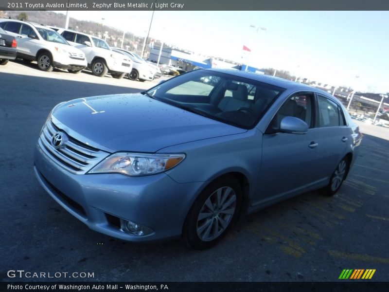 Zephyr Blue Metallic / Light Gray 2011 Toyota Avalon Limited