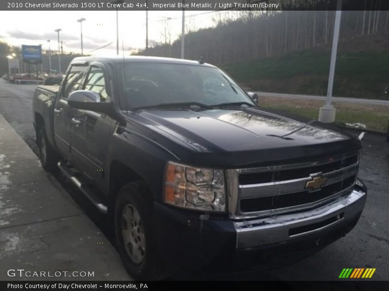 Imperial Blue Metallic / Light Titanium/Ebony 2010 Chevrolet Silverado 1500 LT Crew Cab 4x4