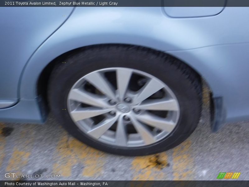 Zephyr Blue Metallic / Light Gray 2011 Toyota Avalon Limited