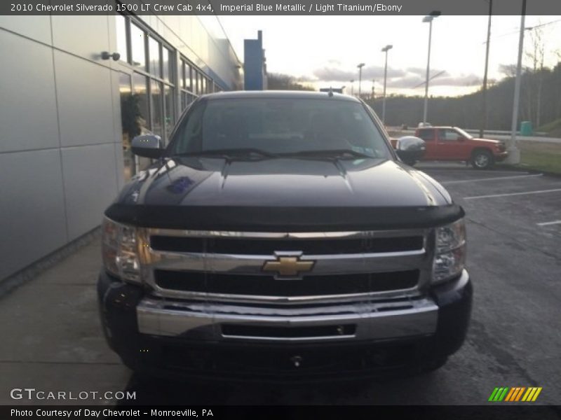 Imperial Blue Metallic / Light Titanium/Ebony 2010 Chevrolet Silverado 1500 LT Crew Cab 4x4