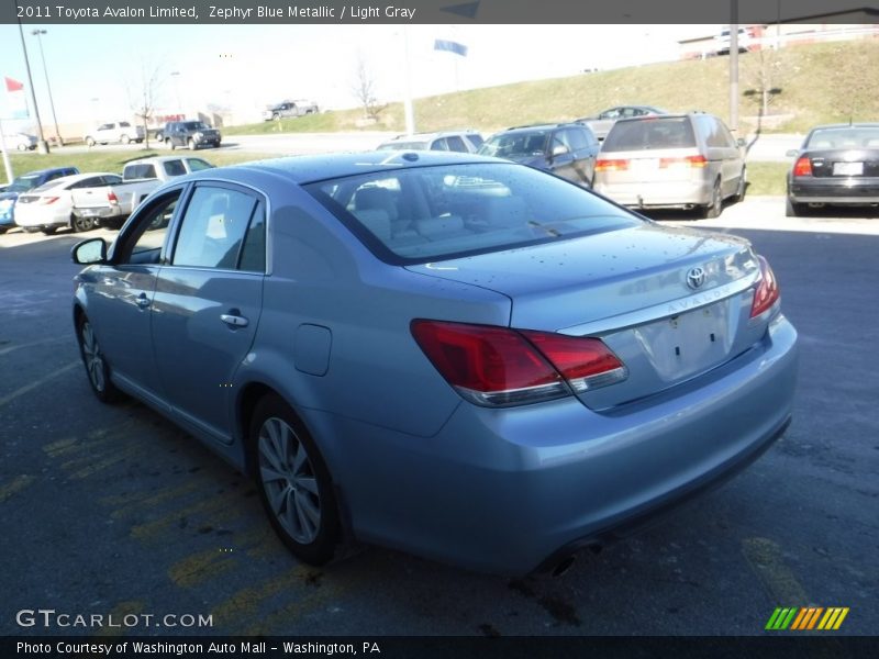 Zephyr Blue Metallic / Light Gray 2011 Toyota Avalon Limited