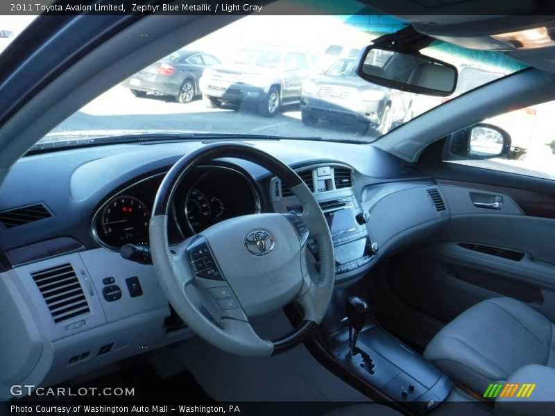 Zephyr Blue Metallic / Light Gray 2011 Toyota Avalon Limited