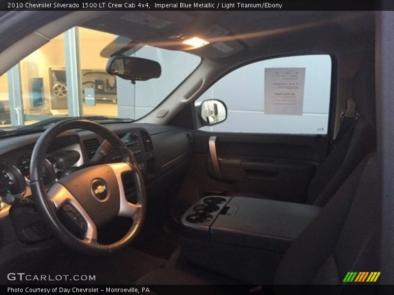 Imperial Blue Metallic / Light Titanium/Ebony 2010 Chevrolet Silverado 1500 LT Crew Cab 4x4