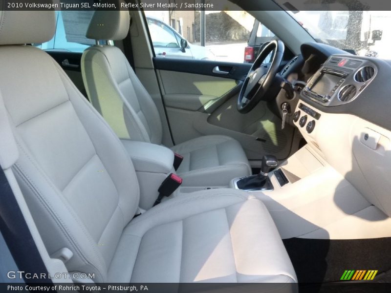 Reflex Silver Metallic / Sandstone 2010 Volkswagen Tiguan SEL 4Motion