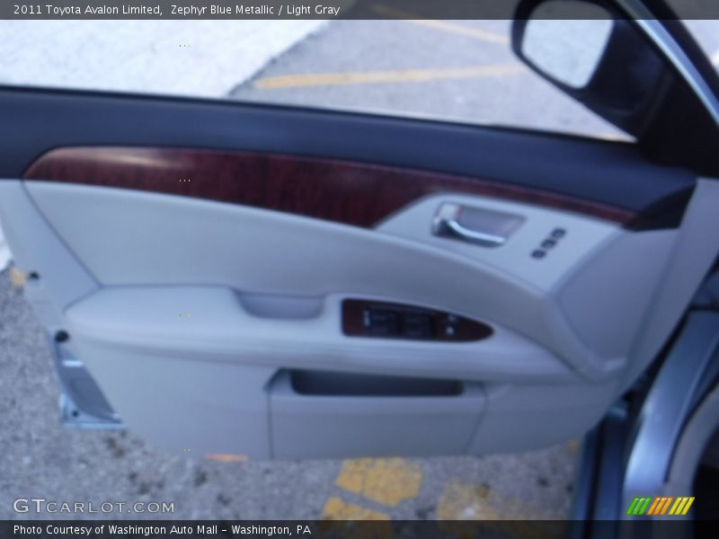 Zephyr Blue Metallic / Light Gray 2011 Toyota Avalon Limited