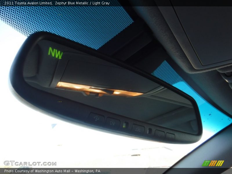 Zephyr Blue Metallic / Light Gray 2011 Toyota Avalon Limited
