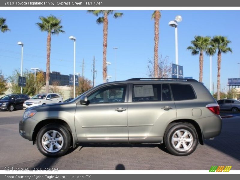 Cypress Green Pearl / Ash 2010 Toyota Highlander V6