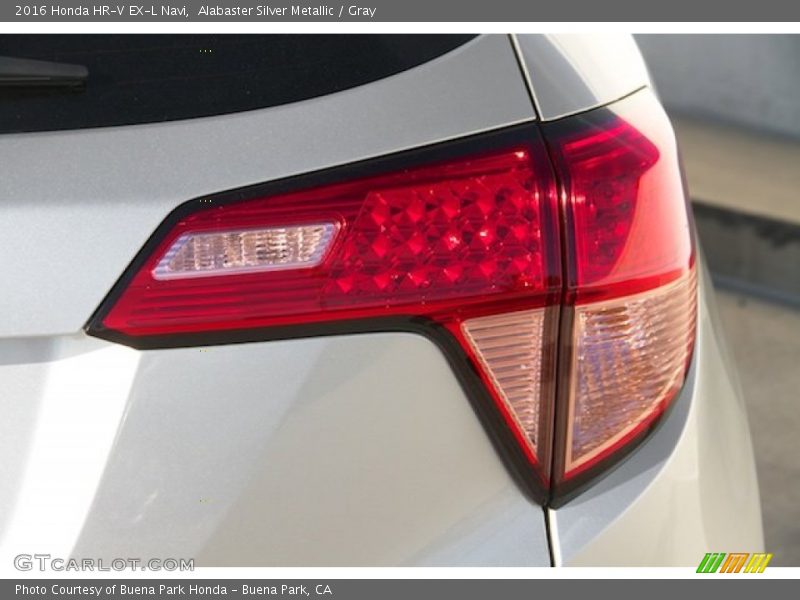 Alabaster Silver Metallic / Gray 2016 Honda HR-V EX-L Navi