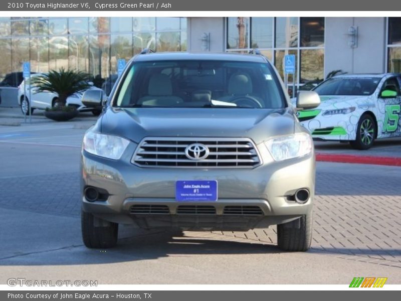 Cypress Green Pearl / Ash 2010 Toyota Highlander V6