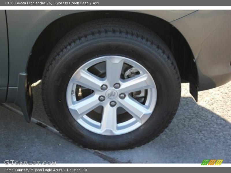 Cypress Green Pearl / Ash 2010 Toyota Highlander V6