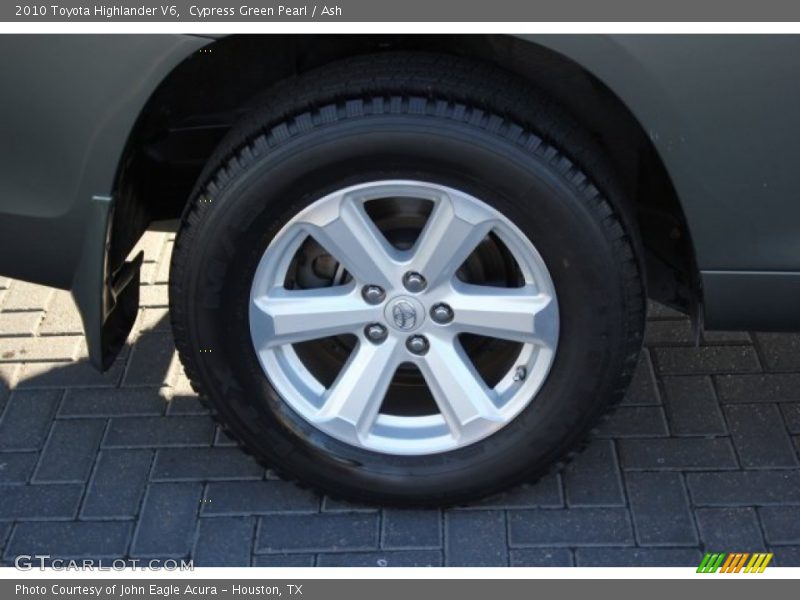 Cypress Green Pearl / Ash 2010 Toyota Highlander V6