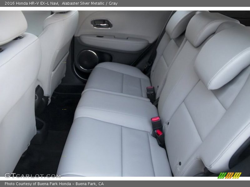 Alabaster Silver Metallic / Gray 2016 Honda HR-V EX-L Navi
