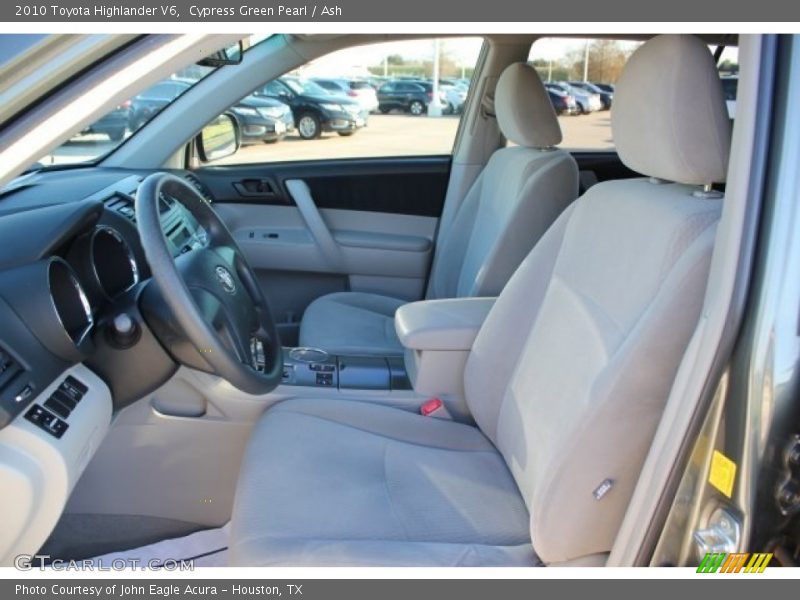 Cypress Green Pearl / Ash 2010 Toyota Highlander V6
