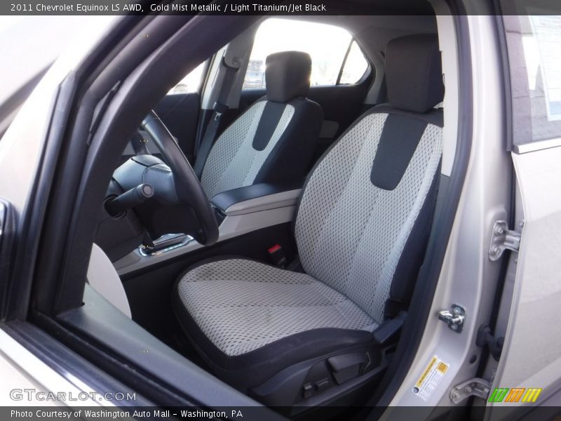 Gold Mist Metallic / Light Titanium/Jet Black 2011 Chevrolet Equinox LS AWD