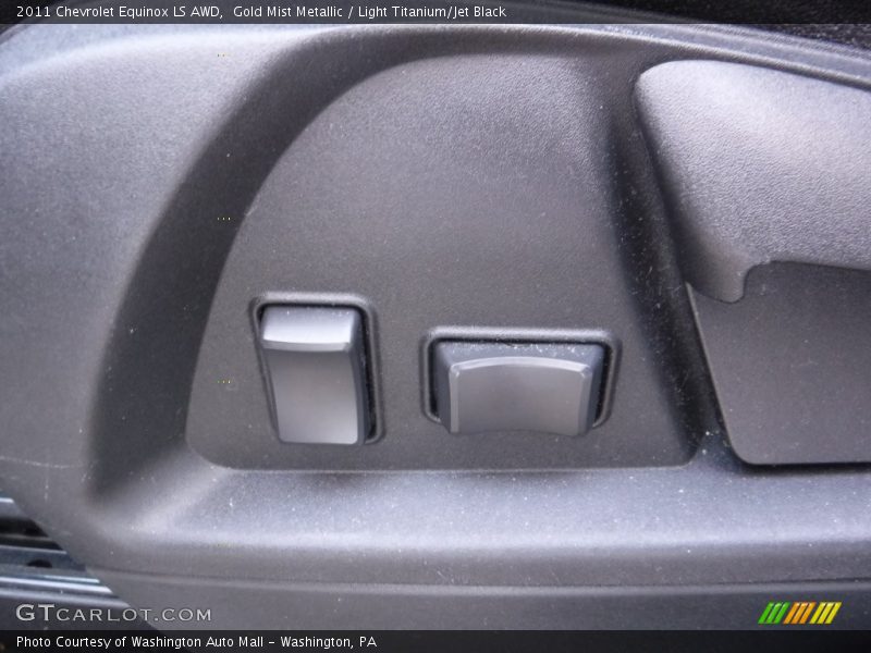 Gold Mist Metallic / Light Titanium/Jet Black 2011 Chevrolet Equinox LS AWD