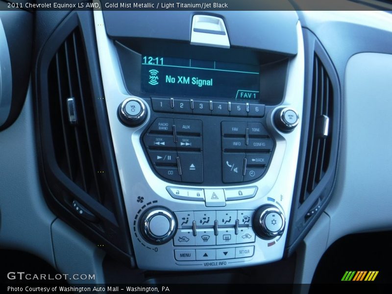 Gold Mist Metallic / Light Titanium/Jet Black 2011 Chevrolet Equinox LS AWD