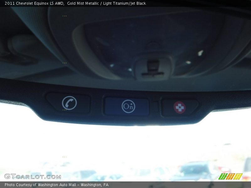 Gold Mist Metallic / Light Titanium/Jet Black 2011 Chevrolet Equinox LS AWD
