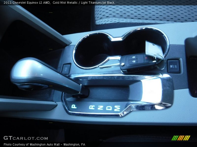 Gold Mist Metallic / Light Titanium/Jet Black 2011 Chevrolet Equinox LS AWD