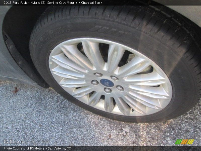 Sterling Gray Metallic / Charcoal Black 2013 Ford Fusion Hybrid SE