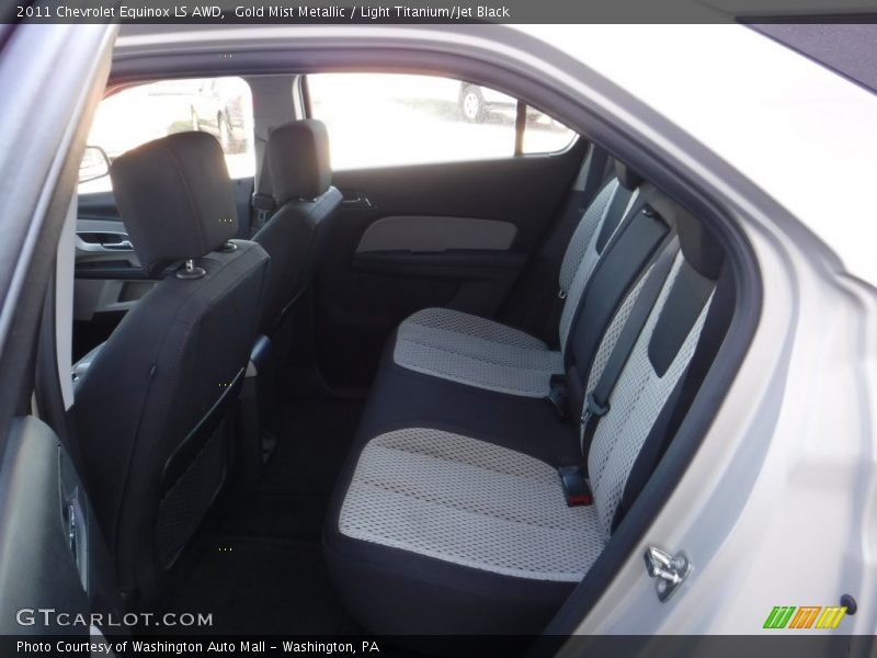 Gold Mist Metallic / Light Titanium/Jet Black 2011 Chevrolet Equinox LS AWD