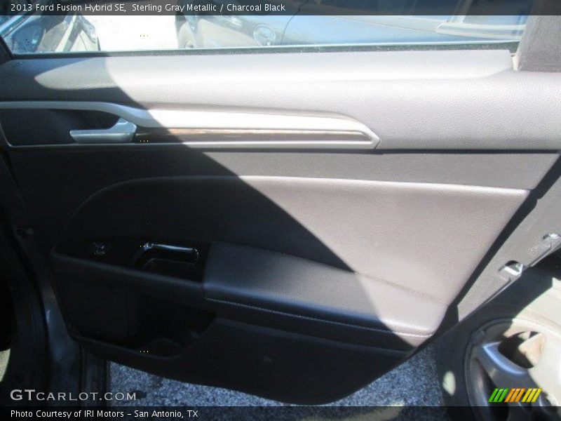 Sterling Gray Metallic / Charcoal Black 2013 Ford Fusion Hybrid SE