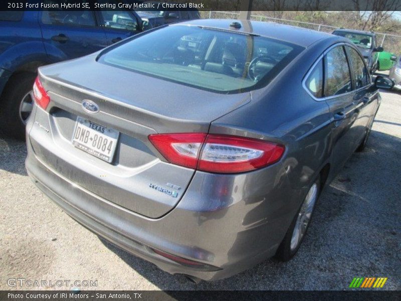 Sterling Gray Metallic / Charcoal Black 2013 Ford Fusion Hybrid SE