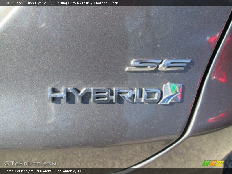 Sterling Gray Metallic / Charcoal Black 2013 Ford Fusion Hybrid SE