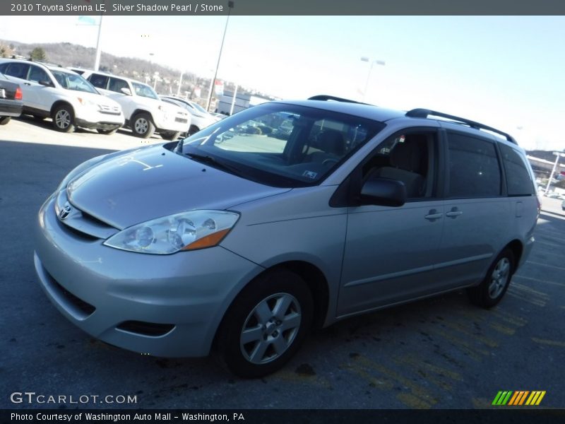 Silver Shadow Pearl / Stone 2010 Toyota Sienna LE