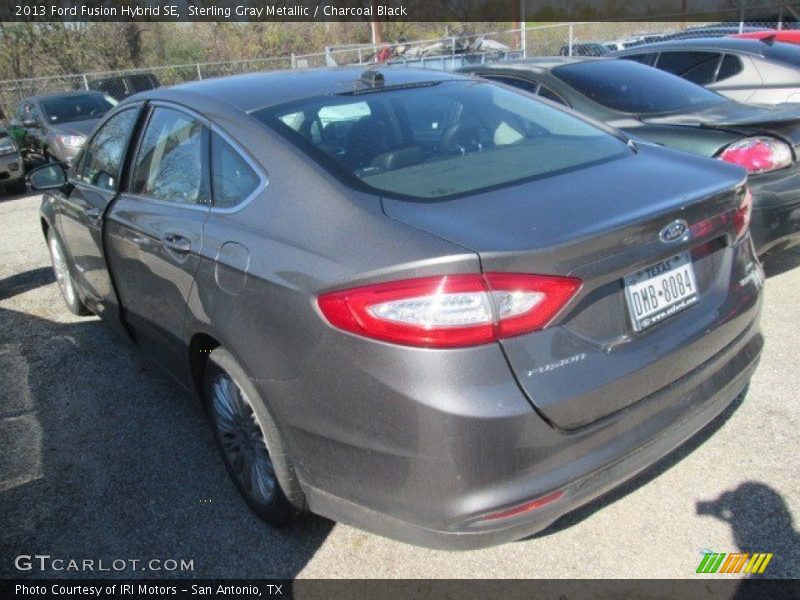 Sterling Gray Metallic / Charcoal Black 2013 Ford Fusion Hybrid SE