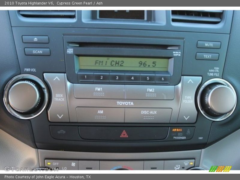 Cypress Green Pearl / Ash 2010 Toyota Highlander V6