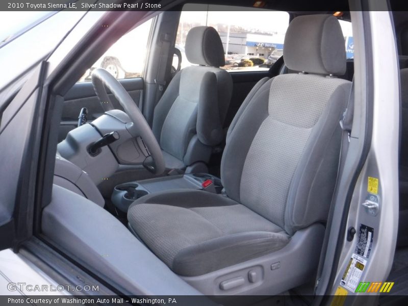 Silver Shadow Pearl / Stone 2010 Toyota Sienna LE
