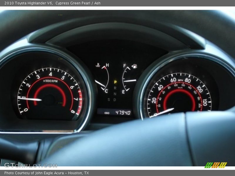 Cypress Green Pearl / Ash 2010 Toyota Highlander V6
