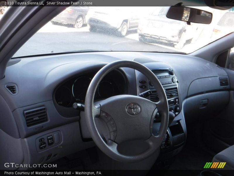 Silver Shadow Pearl / Stone 2010 Toyota Sienna LE