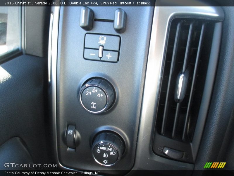 Siren Red Tintcoat / Jet Black 2016 Chevrolet Silverado 3500HD LT Double Cab 4x4