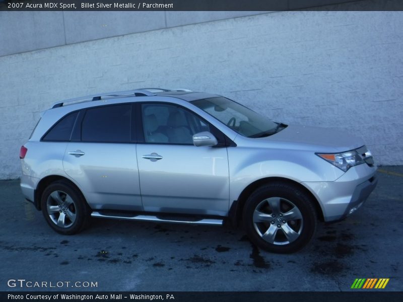 Billet Silver Metallic / Parchment 2007 Acura MDX Sport