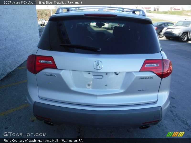 Billet Silver Metallic / Parchment 2007 Acura MDX Sport