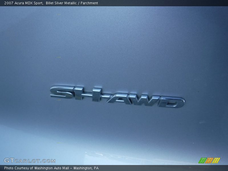 Billet Silver Metallic / Parchment 2007 Acura MDX Sport