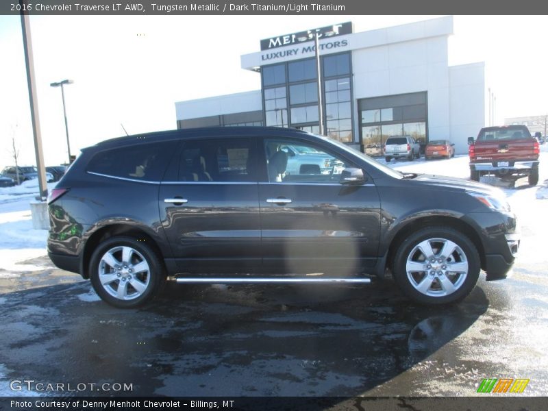 Tungsten Metallic / Dark Titanium/Light Titanium 2016 Chevrolet Traverse LT AWD